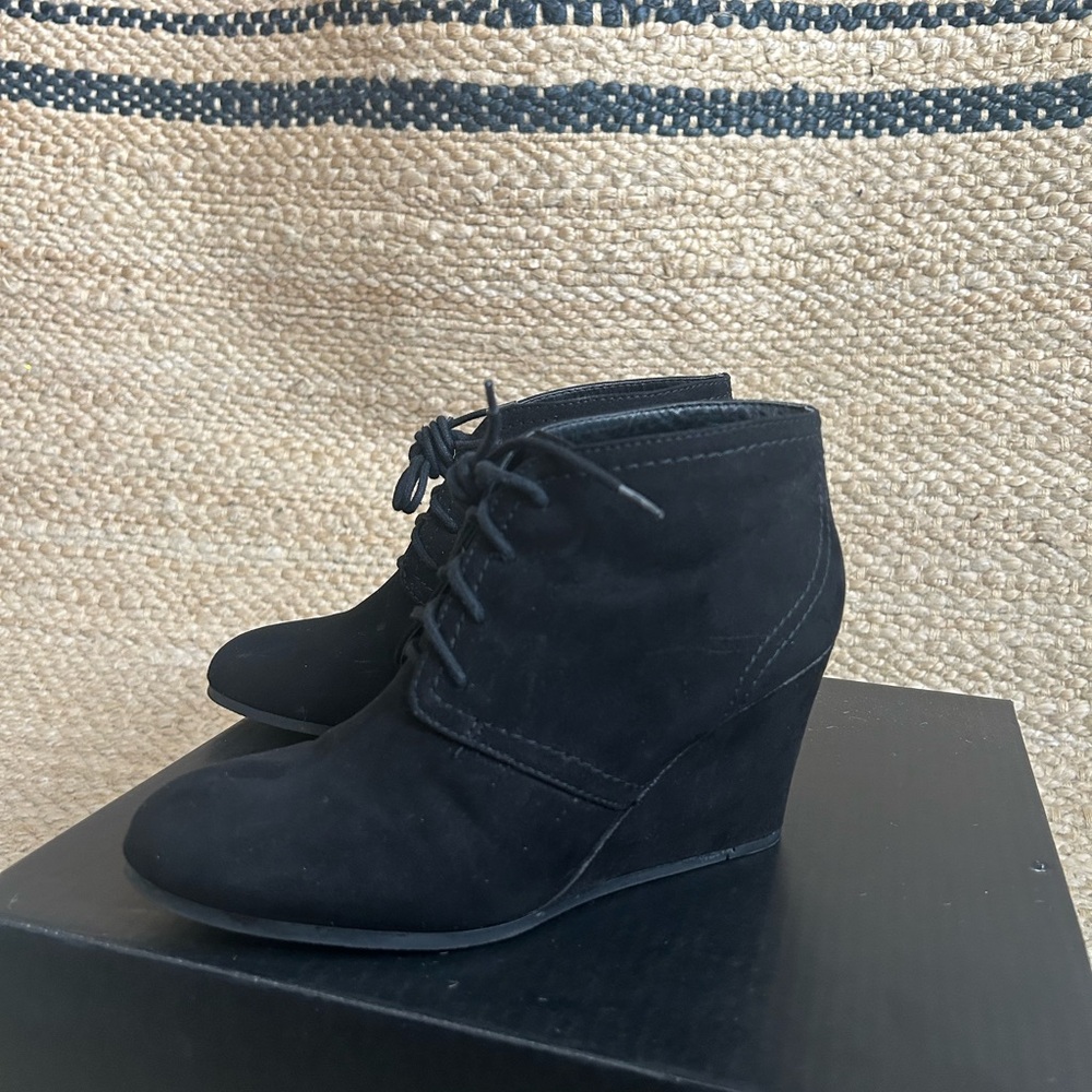 Black Suede Ankle Boots
